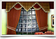 Box Pleated Curtain Valance