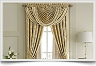 Fleeted Curtains Waterfall Valance