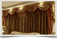 Pleated Curtains with Valance