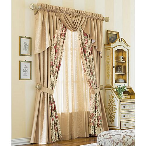 How To Make Waterfall Valance Curtains 